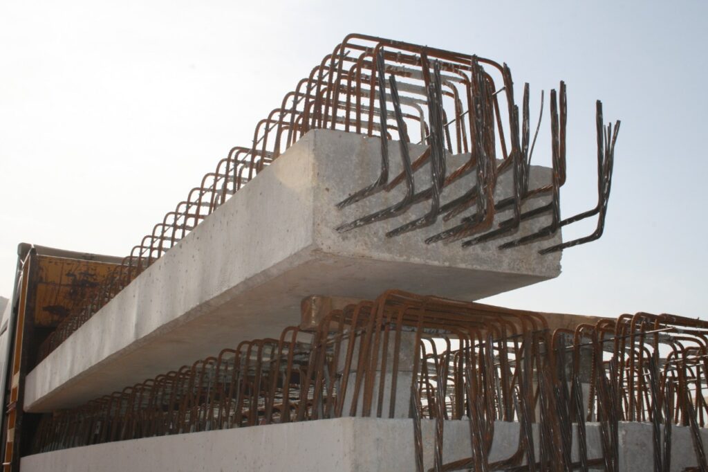 concrete bridges with wrought steel for Jamal Eddine Est. new headquarters