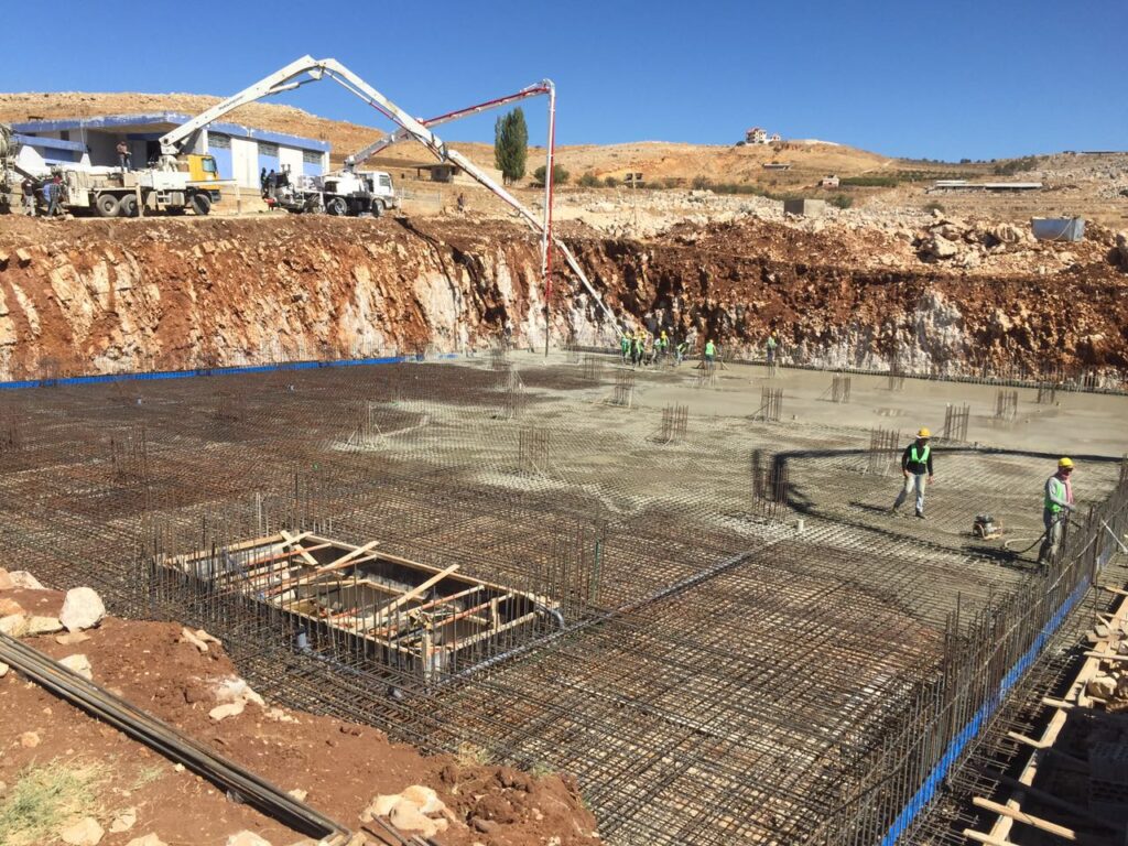 construction on new Jamal Eddine Est headquarters site